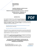 Proceso de selección y admisión 2022-1 al Proyecto Curricular de Artes Plásticas y Visuales