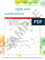 Angles and Constructions: Sample