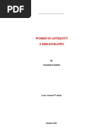 Women in Antiquity A Bibliography 9 935 | PDF | Woman