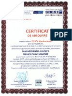 Certificat de Absolvire Stoica Marian Ionel