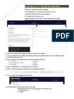 Guidelines To Access Portal For Exercises: Adapt