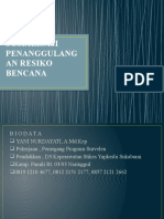 Sosialisasi Penanggulangan Resiko Bencana