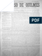 EL PROGRESO DE QUILMES 27 Domingo 2 de Noviembre de 1873