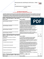 Verificación de controles de riesgo de colisión