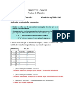 CIRCUITOS LÓGICOS Trabajo de 15 Puntos cg2019-1836