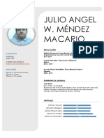 CV Julio Modificado