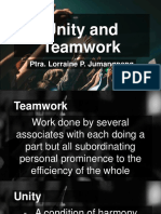 Teamwork and Unity