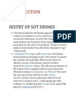 Introduction To Soft Drink