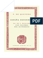 España Defendida Quevedo