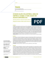 2 - 2019 Evidenciação Voluntária Análise Empírica Sobre o Tom Usado em Audioconferências FERREIRA, FIOROT, MOTOKI & MOREIRA