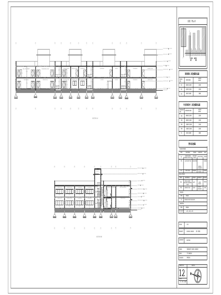 Floor Plan and Key Details for a MultiPurpose Building PDF Tile