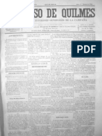 EL PROGRESO DE QUILMES 29 Domingo 16 de Noviembre de 1873