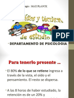 Taller de Habitos y Tecnicas de Estudio