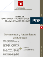 3 - Modulo II Planificacion y Procedimientos Generales de Administracion de Contratos