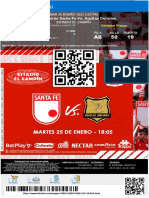 Entrada Liga Betplay Santa Fe 2022 1 - 25 01 22 Santiago RODRIGUEZ