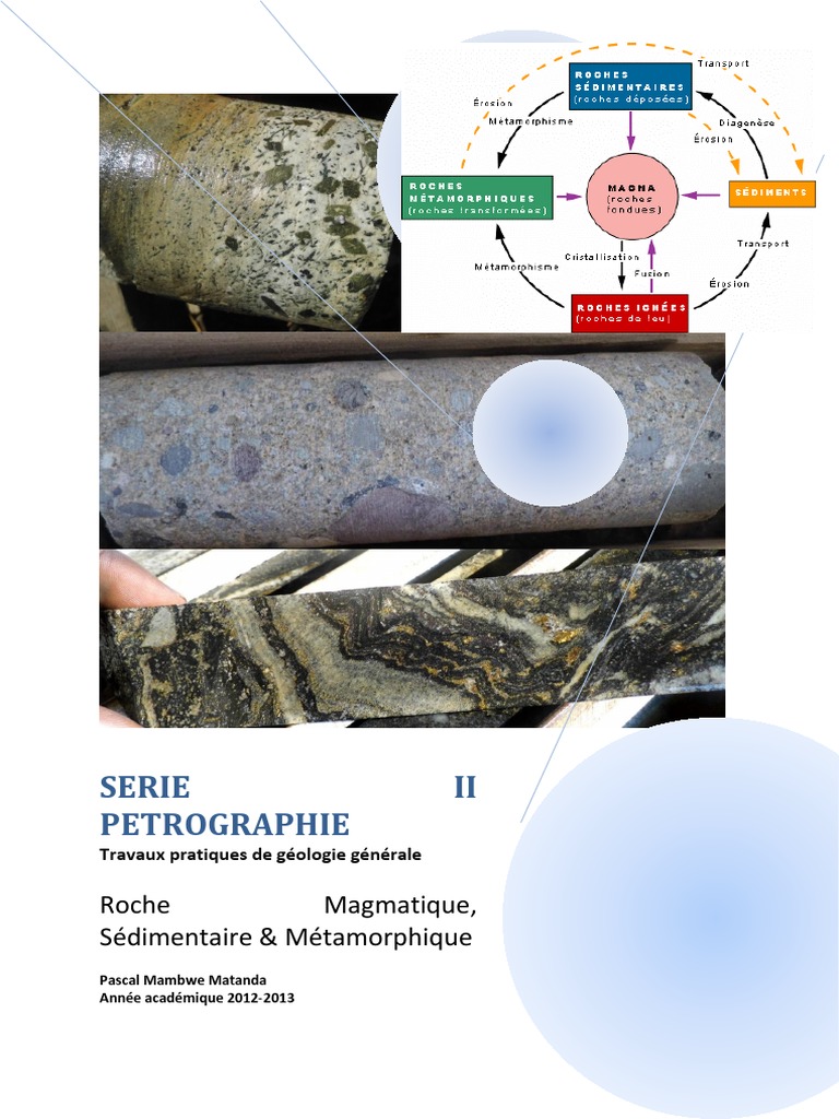 Types de Roches en Pétrographie | PDF | Roche magmatique | Granit