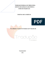 MONOGRAFIA - Procedimentos Técnicos da Tradução em O Conto da Aia