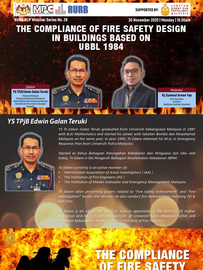 Fire Safety Design Compliance UBBL 1984 | PDF | Safety | Emergency Services