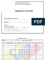 Cuaderno de Votacion