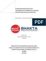 Paper Ekonomi Rumah Sakit Strategi Pengembangan Sumber Daya Manusia (SDM) Rumah Sakit Di Era Globalisasi - Qotrunnada Fairuz S