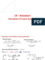 C4 - Actuators: Simulation of Motor Dynamics
