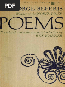 Seferis, George - Poems (Atlantic Monthly, 1964)