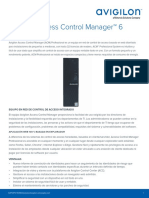 Avigilon Acm6 Pro Datasheet en Rev3 Es LA