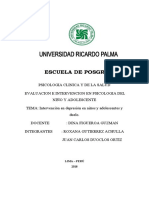 Monografía Depresión Infantil y Duelo