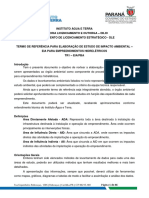 PR - SEDEST - RES09-21 - Empreendimentos Hidreletricos - EIA-TR01