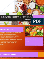 2.1 Carbohidratos y Proteynas (Fanny)