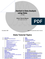 Getting Started in Data Analysis Using Stata: Oscar Torres-Reyna