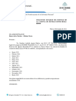 Carta Al Banco de La Nación