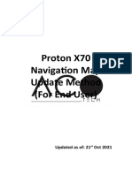 PROTON X70 Navigation Update