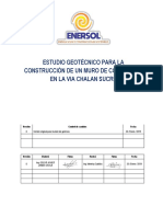 Informe Via Chalan Sucre