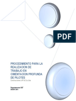 Procedimiento para La Realizacion de Trabajos en Cimentacion Profunda de Pilotes 8