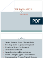 Group Dynamics & TA - Module - 4