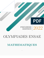 Olympiades Ensae: Mathematiques