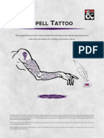 Spell Tattoo (5e)