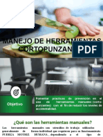 MANEJO DE HERRAMIENTAS MANUALES (CORTOPUNZANTES)