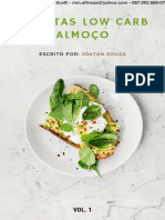 E-Book Receitas Low Carb Almoço