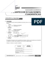 Tema 15 - Planteo de Ecuaciones Cuadráticas