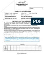 ExamAnswerBook TopSheet