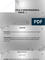 Hidrostática e Hidrodinâmica I