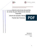 Vulnerabilidad de estructuras de puentes en zonas de ciclones tropicales