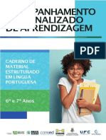 Acompanhamento personalizado de aprendizagem em português