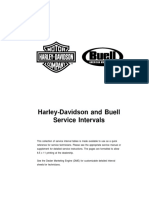 Harley-Davidson: and Buell Service Intervals