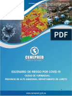 Escenario de Riesgo Por Covid 19 para La Ciudad de Yurimaguas Provincia Alto Amazonas y Departamento Loreto