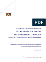 Documento Base Propuesta Estrategia Nacional Desarrollo República Dominicana