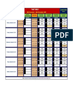 Competishun December Time Table