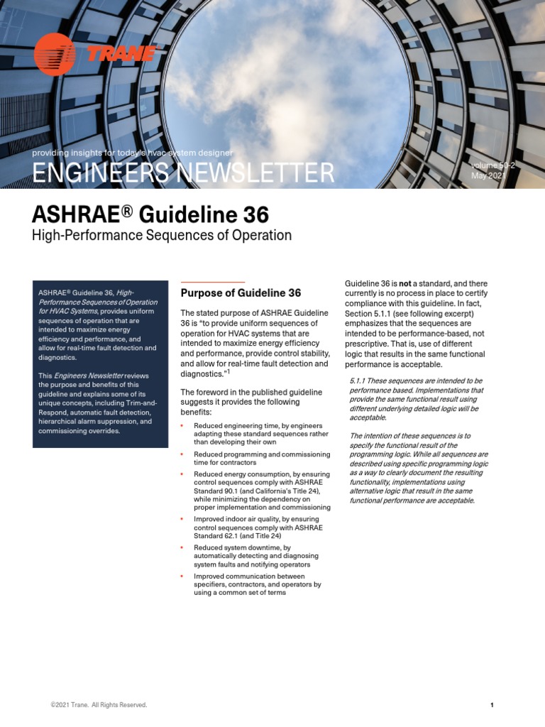 Trane Engineers Newsletter - May2021 | PDF | Ventilation (Architecture ...